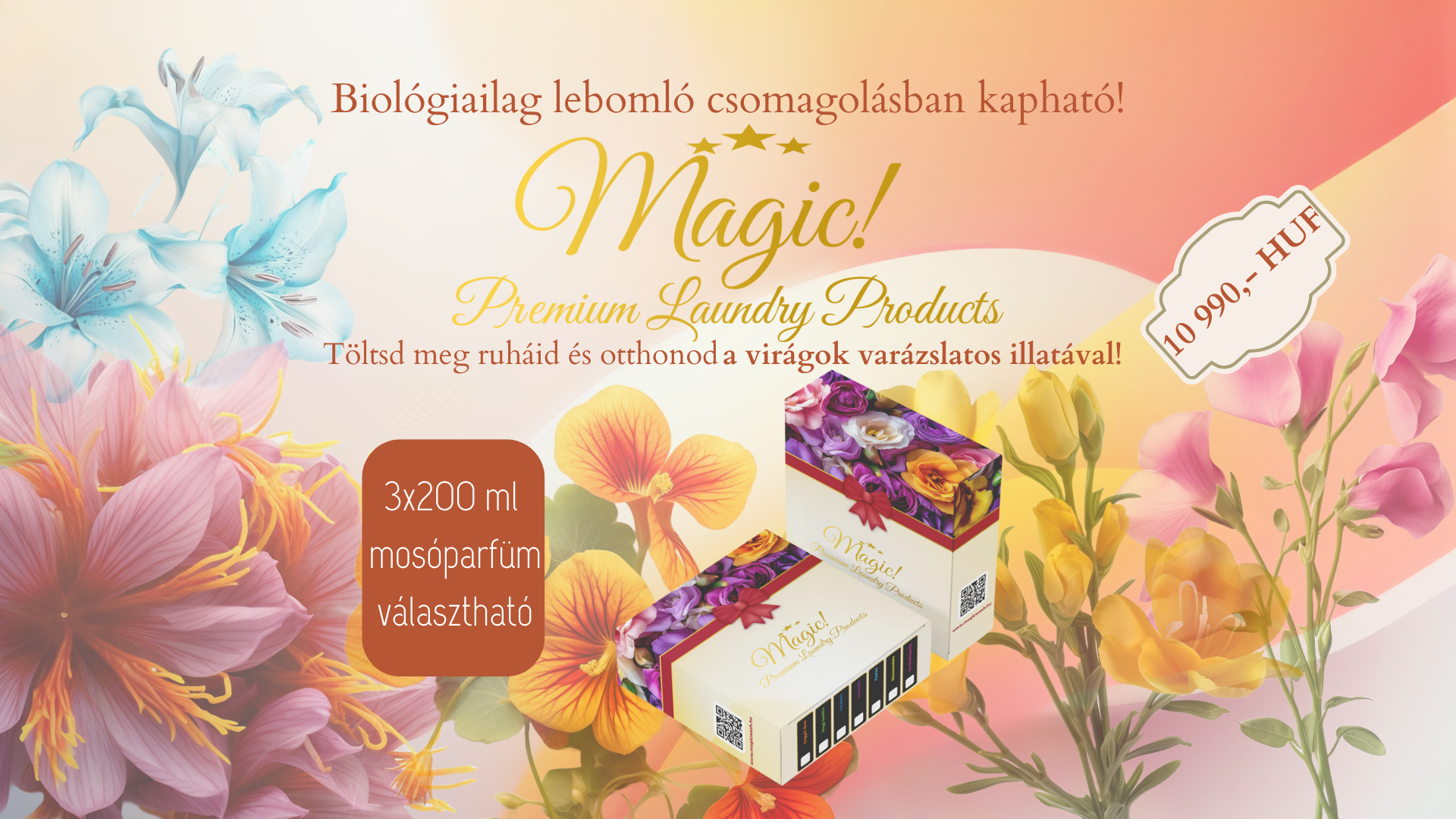 MagicWash  Prémium  Mosóparfüm  Webshop