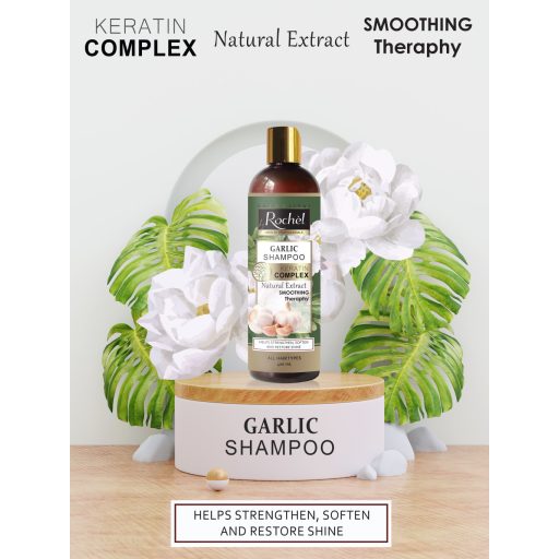 GARLIC SAMPOO Keratin Complex by ROCHÉL 400 ml