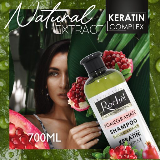 POMEGRANATE SHAMPOO KERATIN COMPLEX by ROCHÉL  700 ml